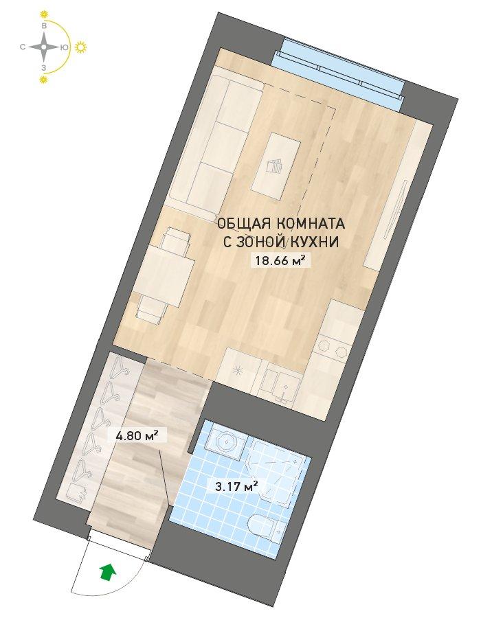 план квартиры.