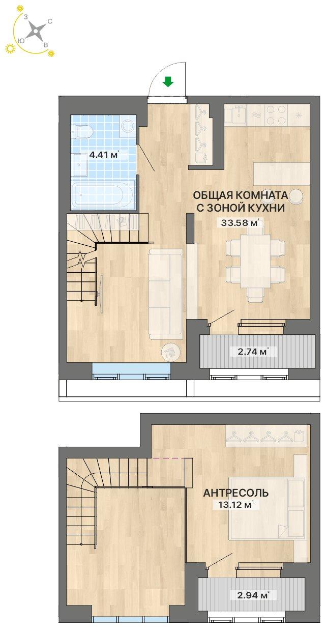 план квартиры.