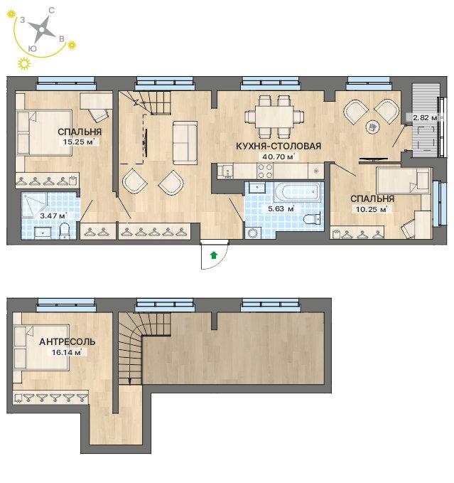 план квартиры.