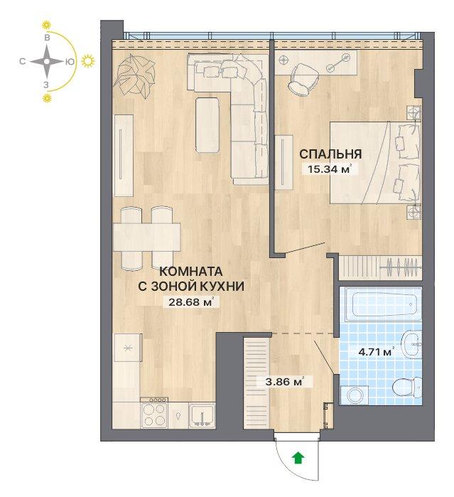план квартиры.