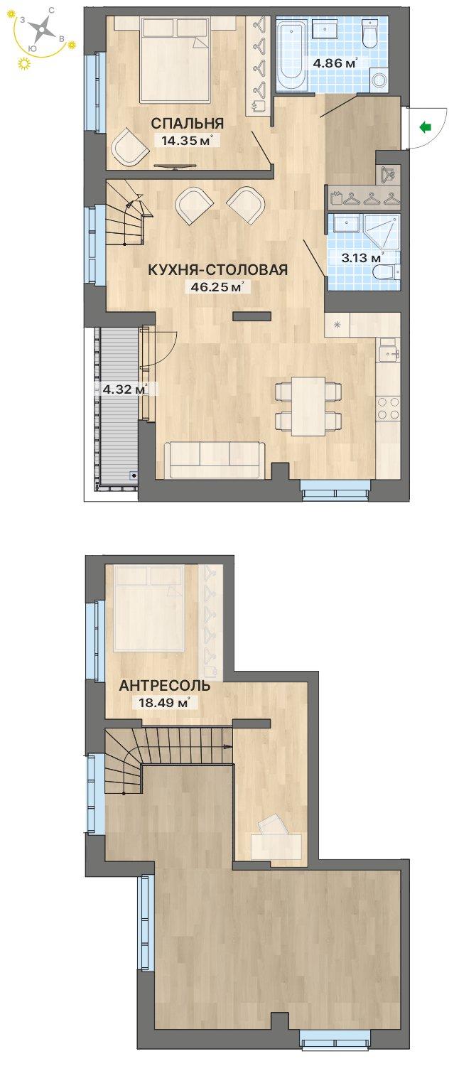 план квартиры.