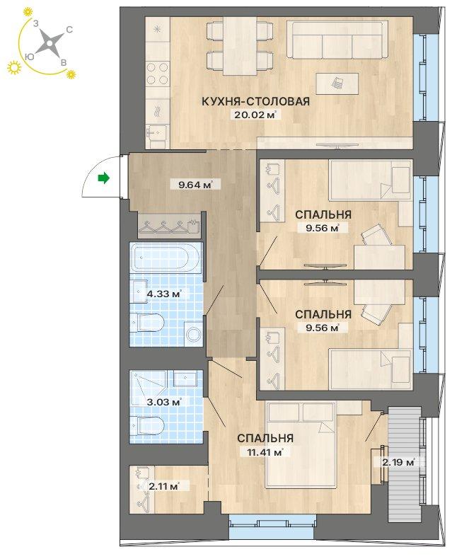 план квартиры.